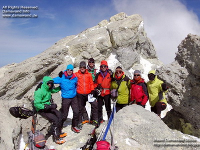 Mount Damavand Summit, April 2014